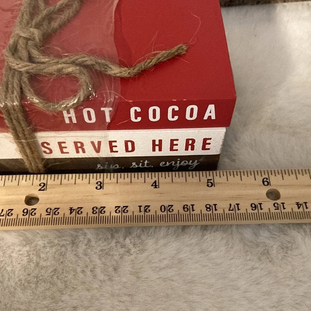 Copy—Target BP 2022 Hot Cocoa Stacked Books Decor